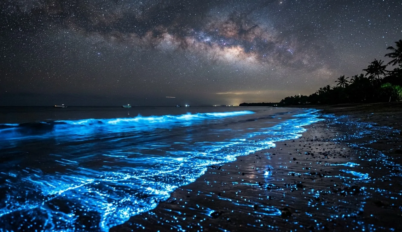 Plancton bioluminiscente