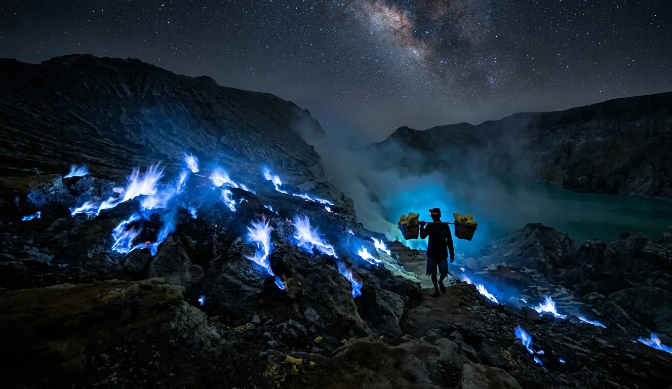 Kawah Ijen: el fuego azul