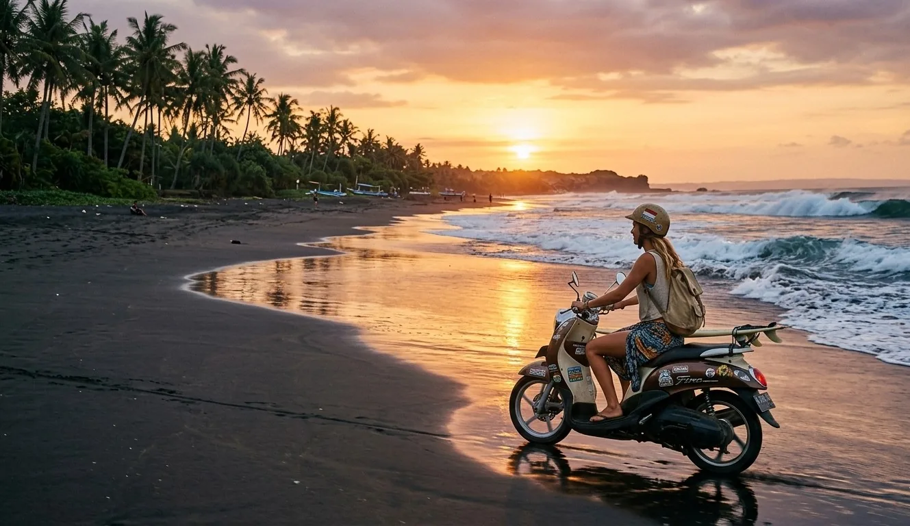 Motos por la playa