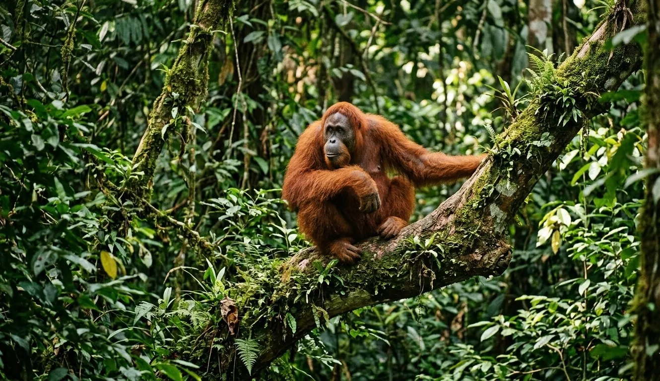 Orangutanes en Bukit Lawang
