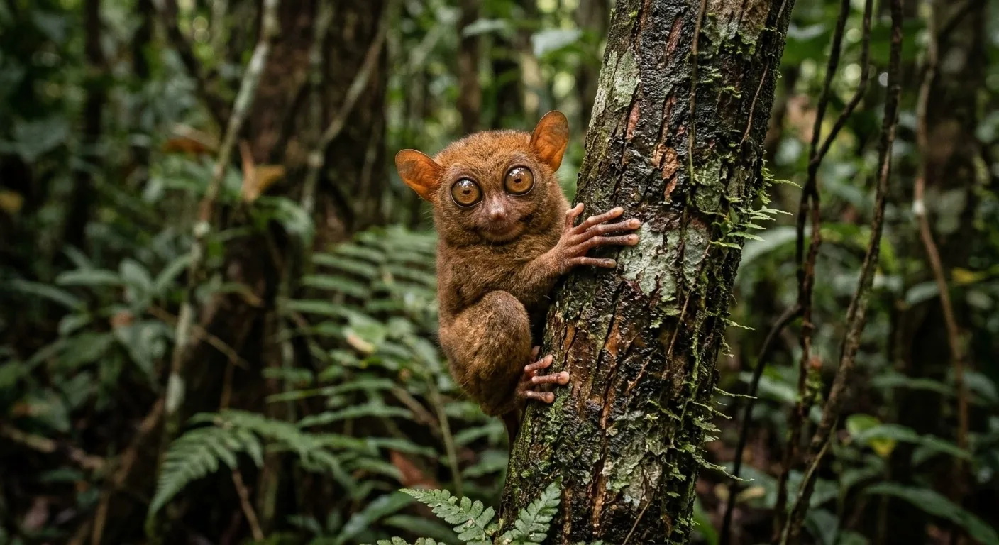 Tarsios y macacos en Tangkoko